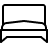 icono dibujo cama