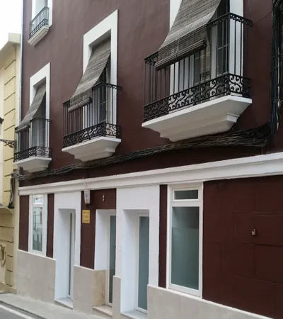 exterior del edificio fachada principal 