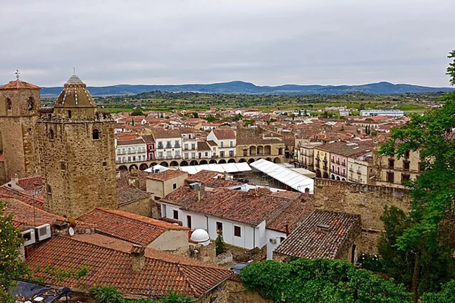 vista aérea de una parte de Trujillo